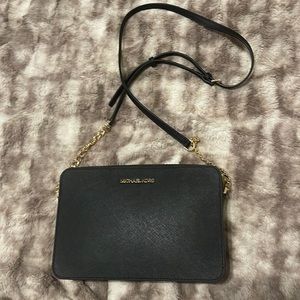 Black Michael Kors crossbody purse